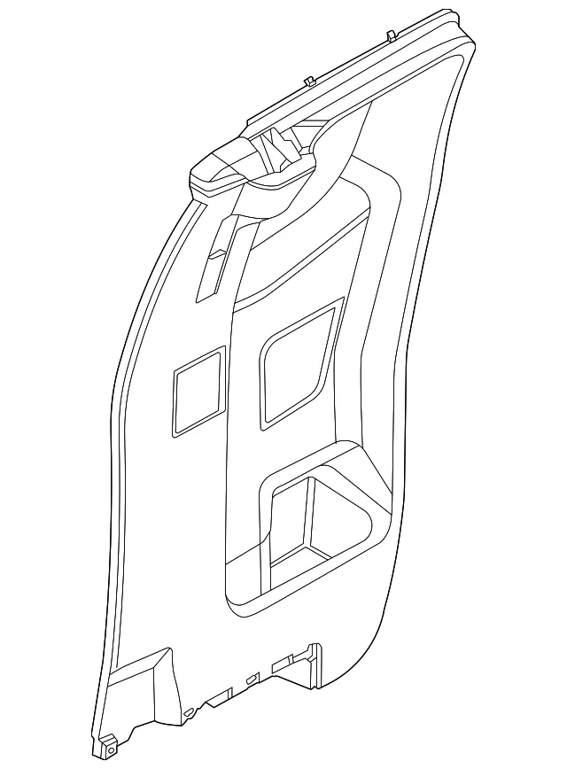 Door Interior Trim Panel - Nissan (82900-9BW0A)