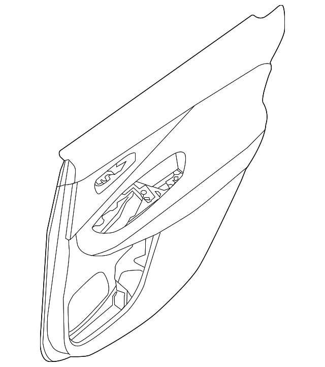 Door Interior Trim Panel - Nissan (82900-9UH0B)
