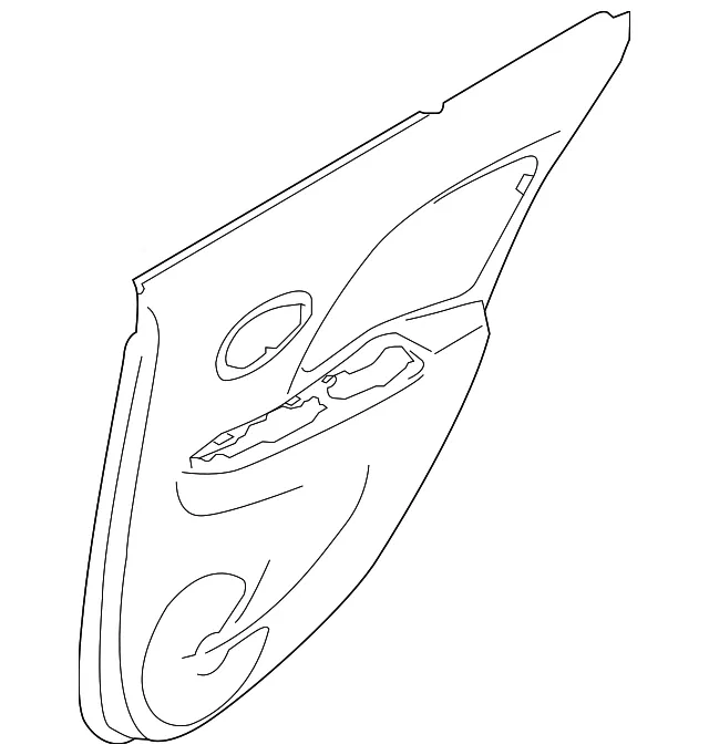 Door Interior Trim Panel - Nissan (82901-5EE2A)