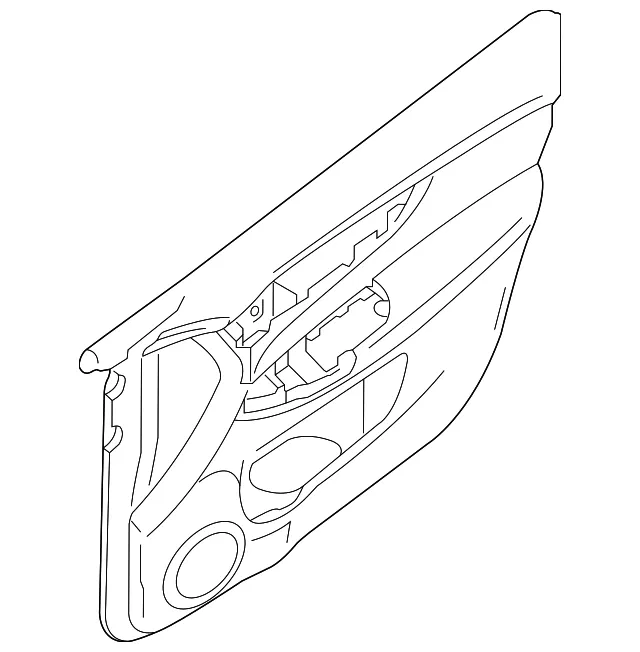 Door Trim Panel - Driver's Side (LH) - Nissan (82901-7FC0B)