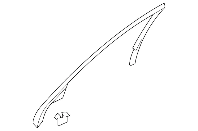 Frame Molding - Passenger Side (RH) - Kia (82920-3F000)