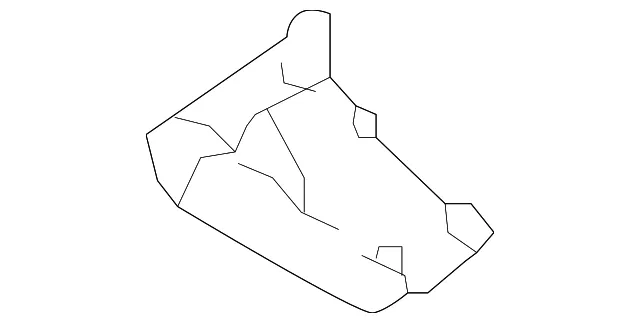 Left Pull Handle Bracket - Nissan (82953-5AA0A)