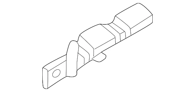 Door Interior Trim Panel Bracket - Nissan (82953-7JA0A)