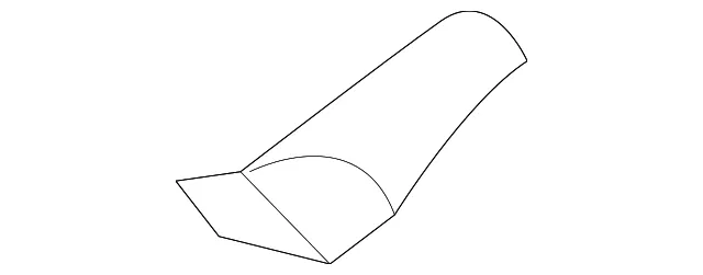 Front Molding - Passenger Side (RH) - Kia (82960-3F00349)