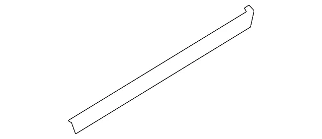 Rear Molding - Passenger Side (RH) - Kia (82960-3F01049)