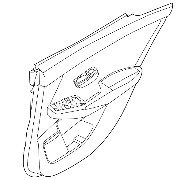 Door Interior Trim Panel - Nissan (829A1-6LY1A)