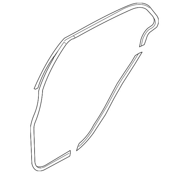 Door Weather-Strip - Driver's Side (LH) - Kia (83130-2F200)
