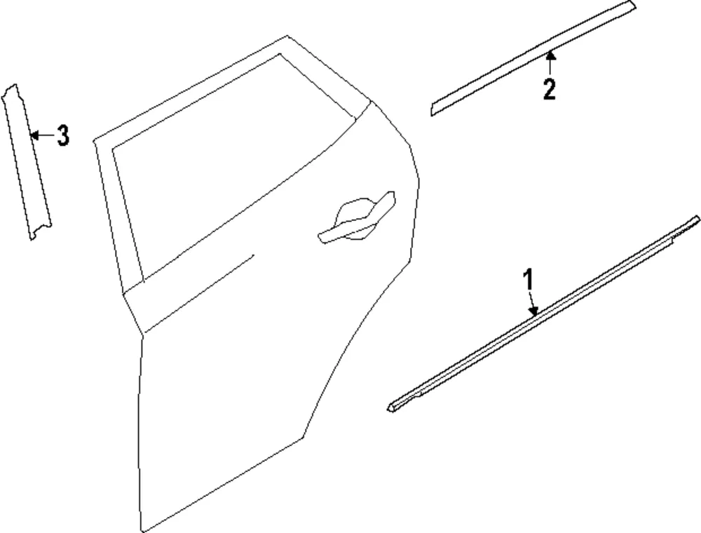 Belt Molding - Kia (83210-GG000)