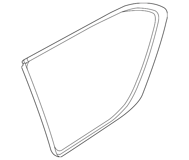 Quarter Glass - Passenger Side (RH) - Nissan (83300-5ZA0A)