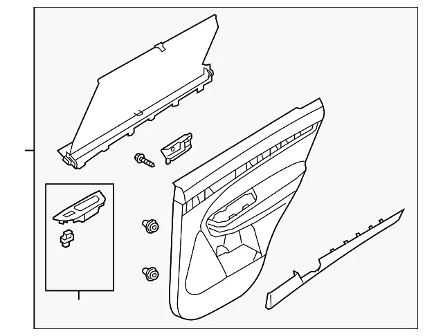 Door Trim Panel - Kia (83301-1U620AURDS)