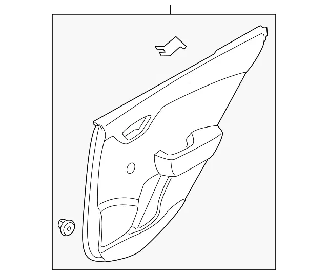 Door Trim Panel - Kia (83301-H9010WK)