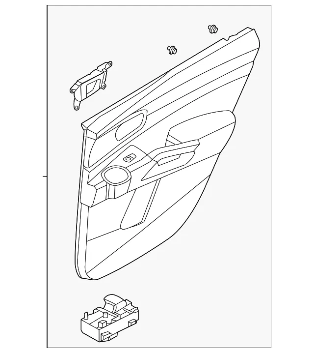 Door Trim Panel - Kia (83301-R5030MQE)