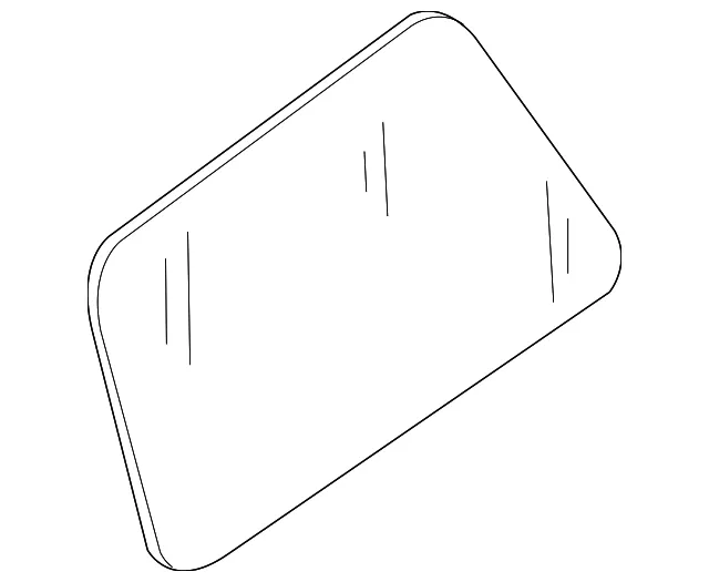Side Glass - Passenger Side (RH) - Nissan (83306-EA60A)
