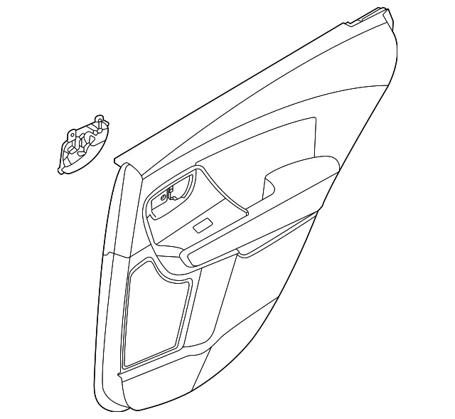 Door Trim Panel - Kia (83306-Q4060EE4)