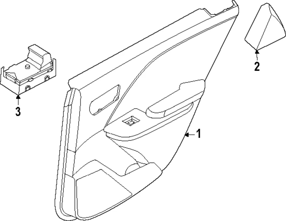 Door Trim Panel - Kia (83307-GG000D71)