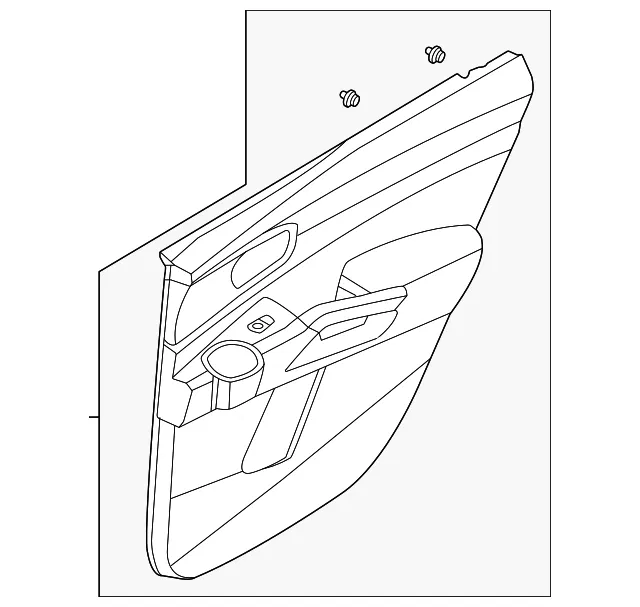 Door Trim Panel - Kia (83307-P2000MQA)