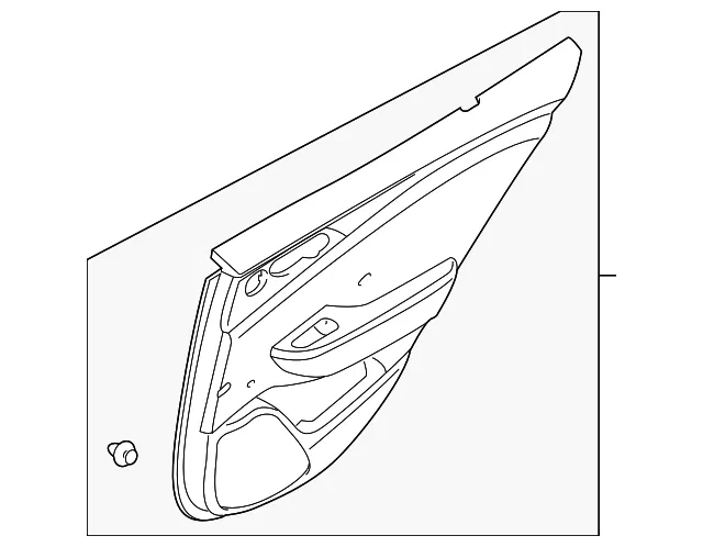 Door Trim Panel - Kia (83308-J5020CCM)