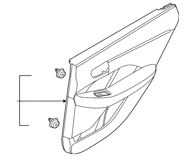 Door Trim Panel - Kia (83308-L3040DM2)