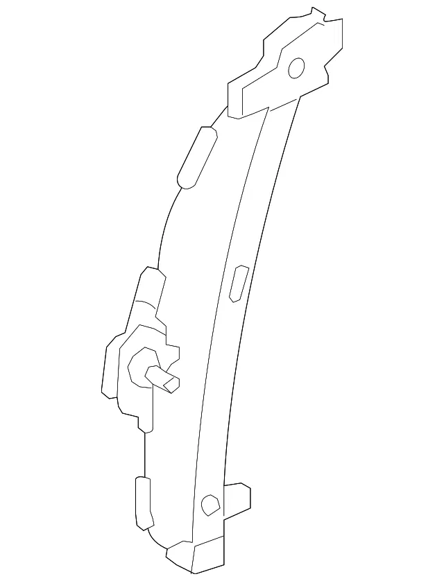 Window Regulator - Driver's Side (LH) - Kia (83401-1G000)