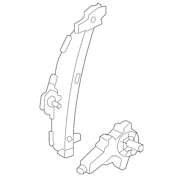 Window Regulator - Driver's Side (LH) - Kia (83401-1G010)