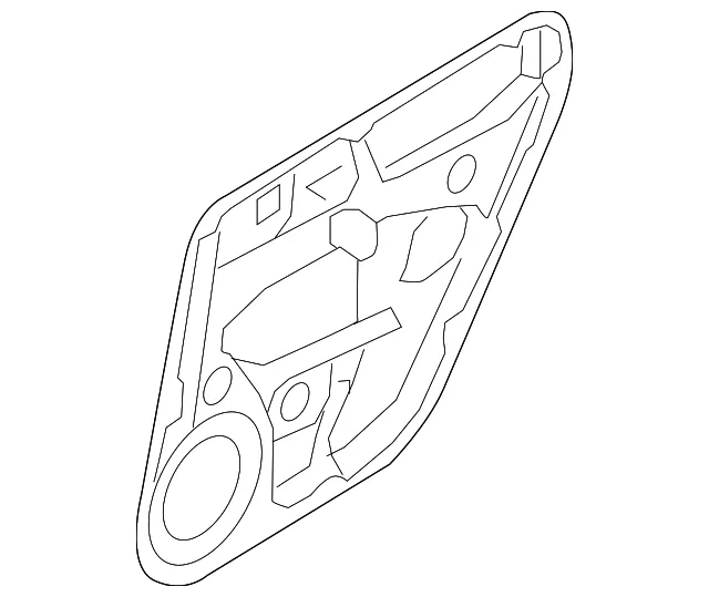 Window Regulator - Passenger Side (RH) - Kia (83402-1D011)