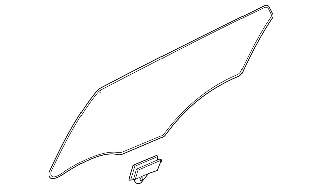 Movable Glass - Kia (83410-CV020)