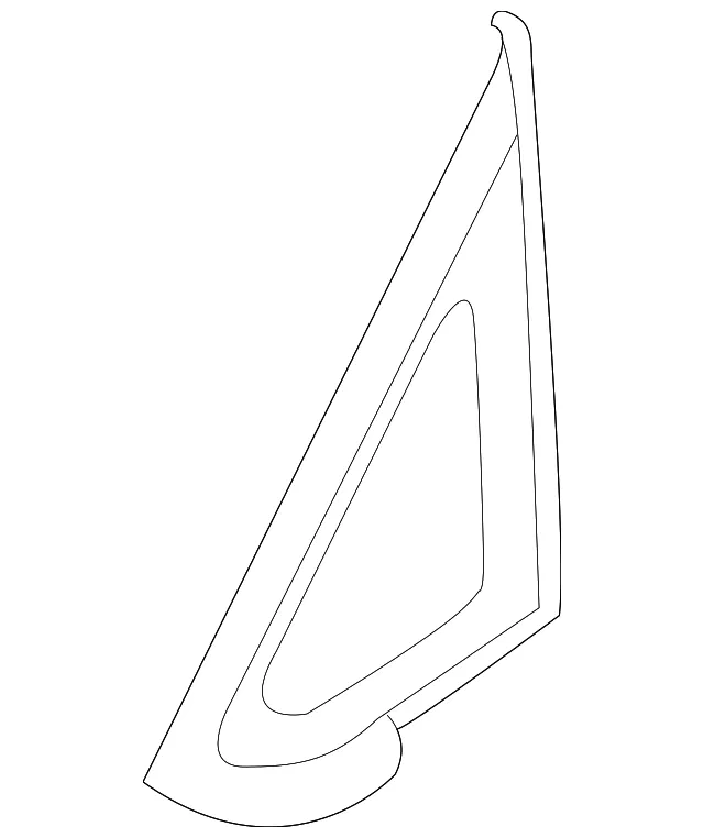 Fixed Glass - Driver's Side (LH) - Kia (83417-1D020)