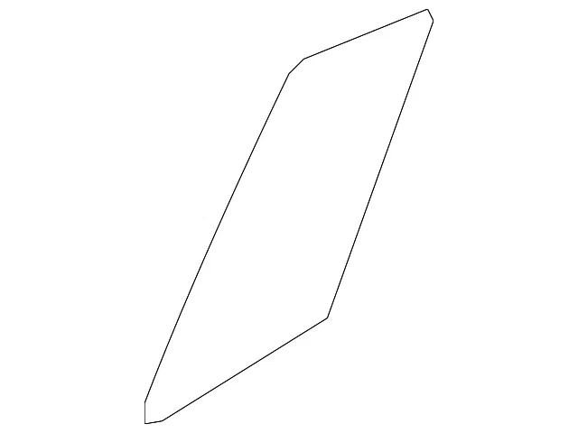 Fixed Glass - Driver's Side (LH) - Kia (83417-1W020)