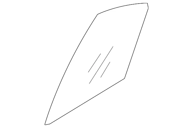 Fixed Glass - Passenger Side (RH) - Kia (83427-1G210)