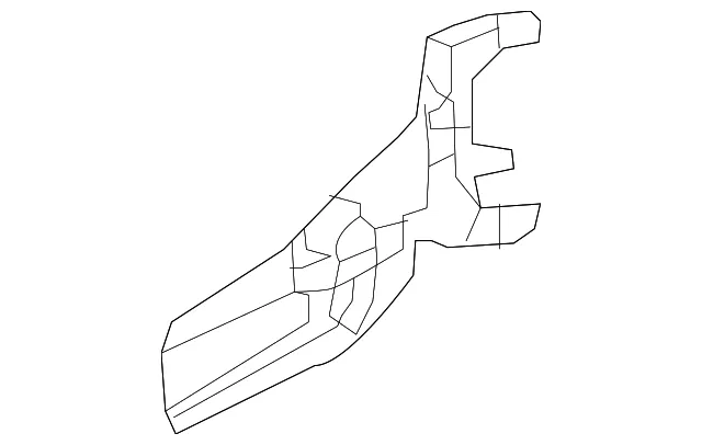 Door Latch Bracket - Passenger Side (RH) - Kia (83494-C5000)