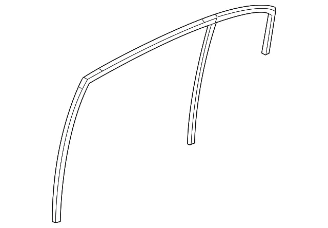 Glass Run - Passenger Side (RH) - Kia (83541-3R100)
