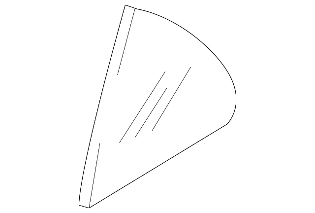 Fixed Glass - Passenger Side (RH) - Kia (83571-3EA00)