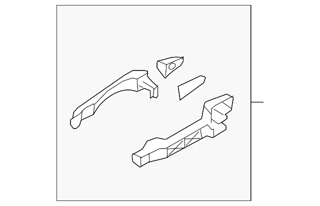 Handle, Outside - Driver's Side (LH) - Kia (83650-3R010ABP)
