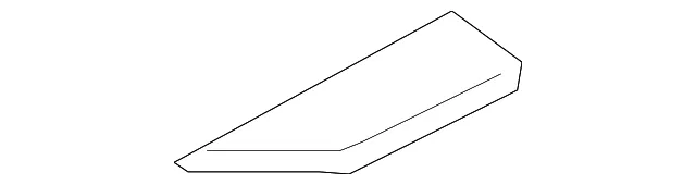 Door Trim Panel Cap - Passenger Side (RH) - Kia (83724-J6000)