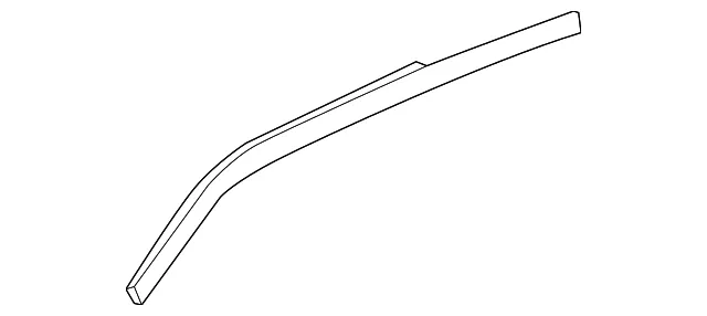Side Window Molding, Lower Right - Nissan (83820-5BC0A)