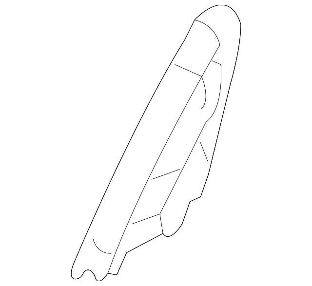 Upper Molding - Passenger Side (RH) - Kia (83840-3F010-AS)