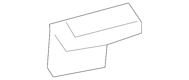 Pillar Molding Retainer - Passenger Side (RH) - Nissan (83844-5AA2A)