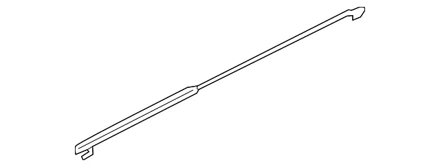 Upper Molding - Driver's Side (LH) - Kia (83850-F6000)