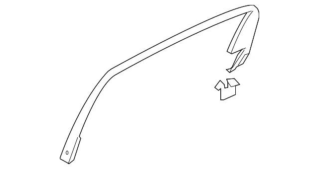 Frame Molding - Driver's Side (LH) - Kia (83910-3F000)