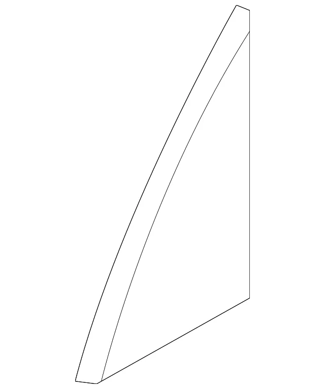Rear Molding - Passenger Side (RH) - Kia (83920-2J000)