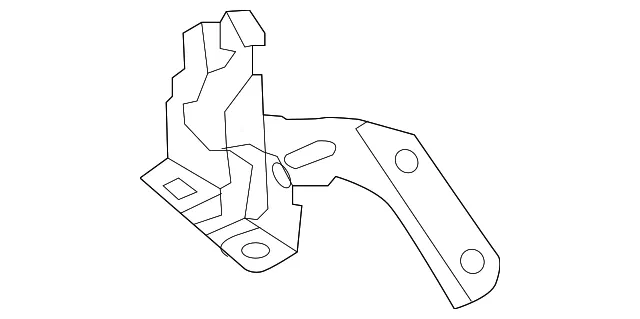 Trunk Lid Hinge Assembly, Left - Nissan (84401-1GR0A)
