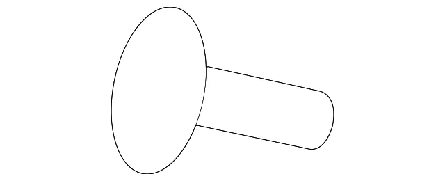 Glove Box Door Pin - Kia (84517-3E500)