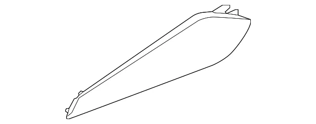 Molding - Driver's Side (LH) - Kia (84657-F6100WK)