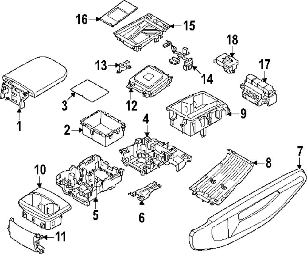 Armrest Door - Kia (84660-DO000RN1)