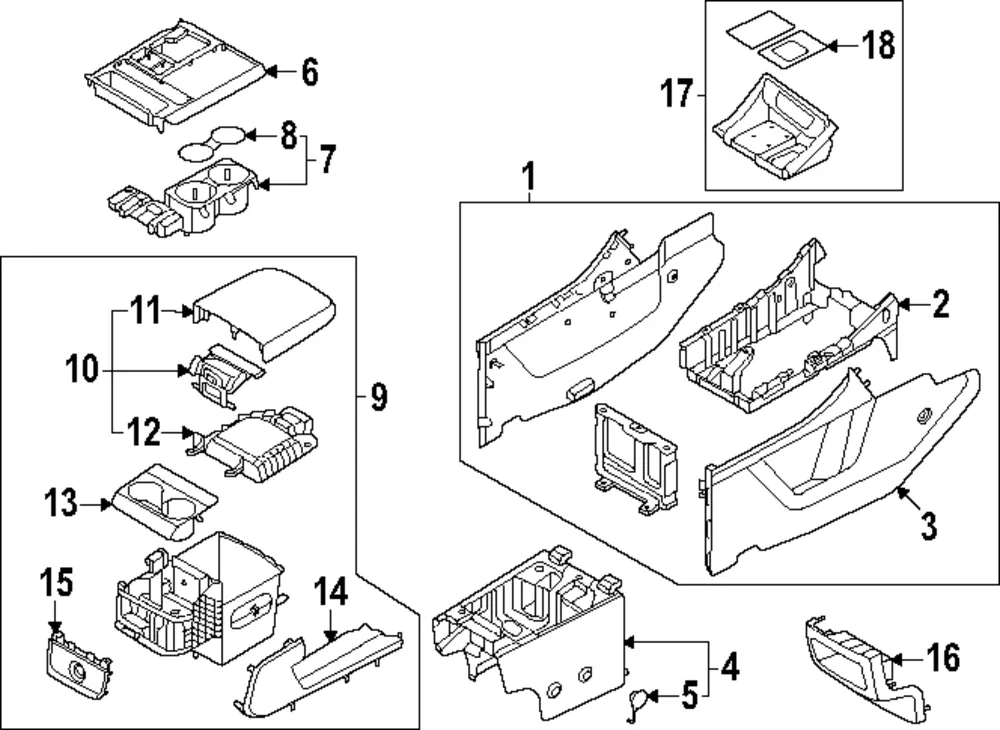 Armrest Door - Kia (84660-R0000TPB)