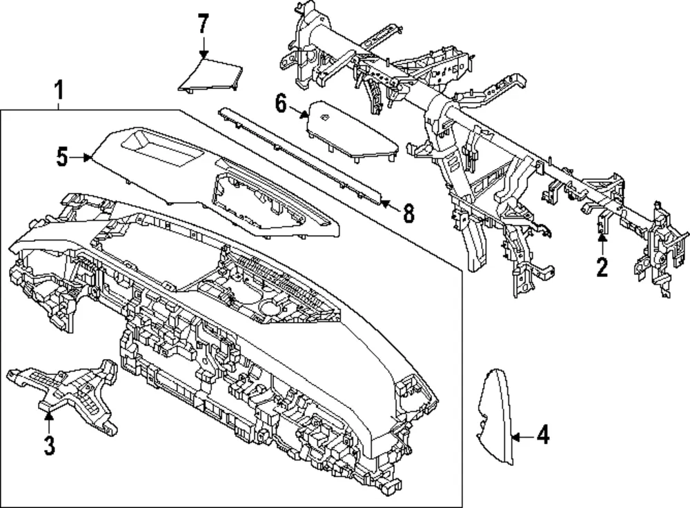 Speaker Grille - Kia (84725-DO000DFS)