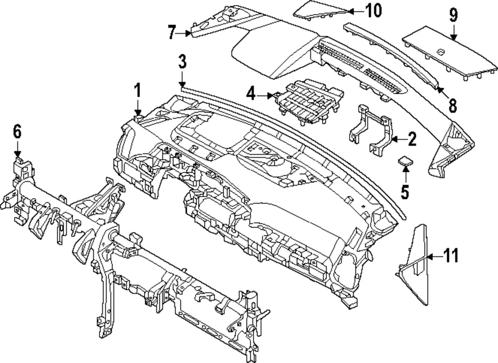 Defroster Grille - Kia (84770-R5AA0WK)
