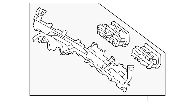 Center Molding - Kia (84792-P1000WK)