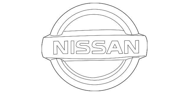 Deck Lid Emblem - Nissan (84890-3AW0A)