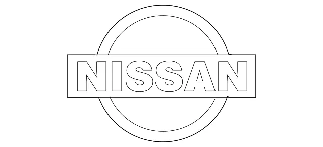 Deck Lid Emblem - Nissan (84890-6LA0A)